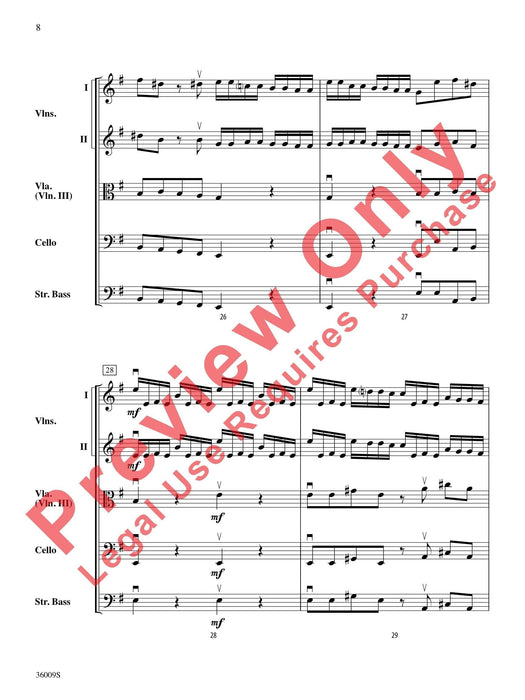 Concerto in G Major (from the Concerto for Two Mandolins) Violin Solo or Section Feature 韋瓦第 協奏曲 小提琴 獨奏 樂節 總譜 | 小雅音樂 Hsiaoya Music