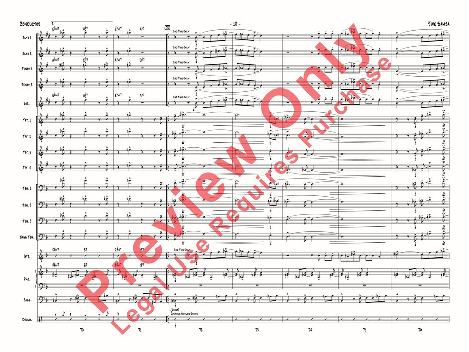 Jive Samba 總譜 | 小雅音樂 Hsiaoya Music