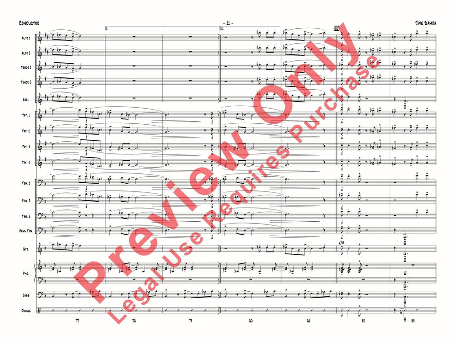 Jive Samba 總譜 | 小雅音樂 Hsiaoya Music