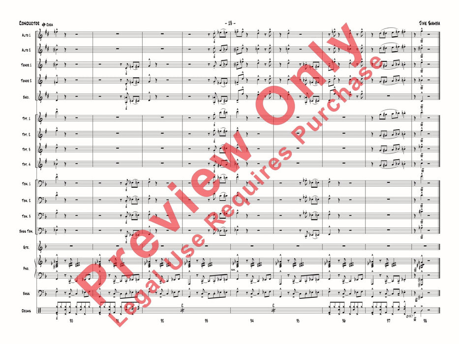 Jive Samba 總譜 | 小雅音樂 Hsiaoya Music