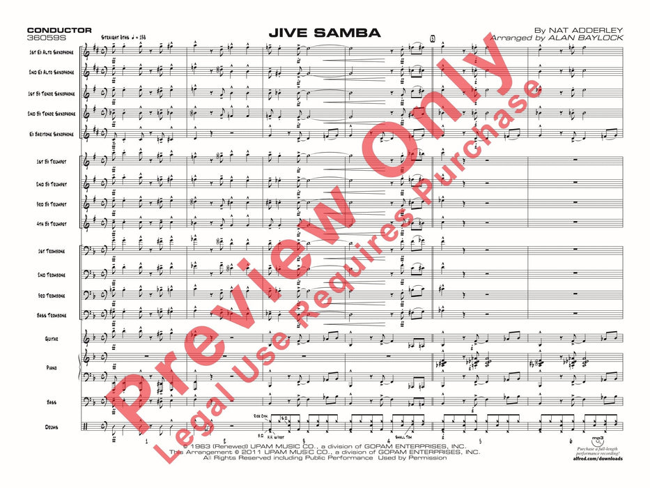 Jive Samba 總譜 | 小雅音樂 Hsiaoya Music