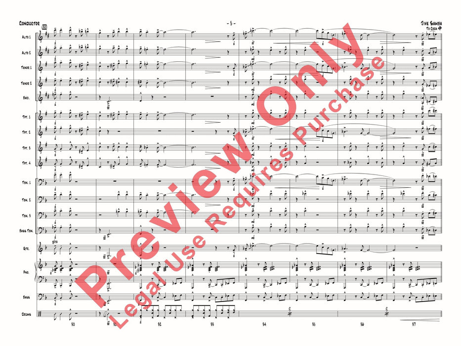 Jive Samba 總譜 | 小雅音樂 Hsiaoya Music