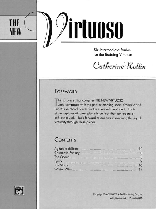 The New Virtuoso Six Intermediate Etudes for the Budding Virtuoso 練習曲 | 小雅音樂 Hsiaoya Music