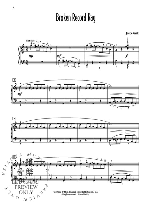 Broken Record Rag 繁音曲 | 小雅音樂 Hsiaoya Music