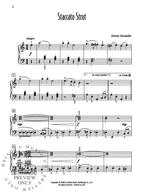 Staccato Strut | 小雅音樂 Hsiaoya Music