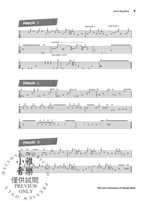 The Lick Vernacular of Classic Rock | 小雅音樂 Hsiaoya Music