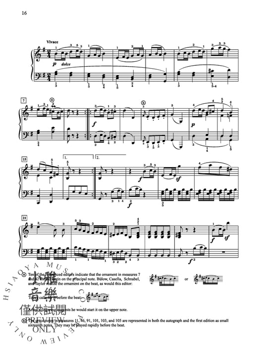 Beethoven: Sonata No. 25 in G Major, Opus 79 Sonatine 貝多芬 奏鳴曲 作品 | 小雅音樂 Hsiaoya Music