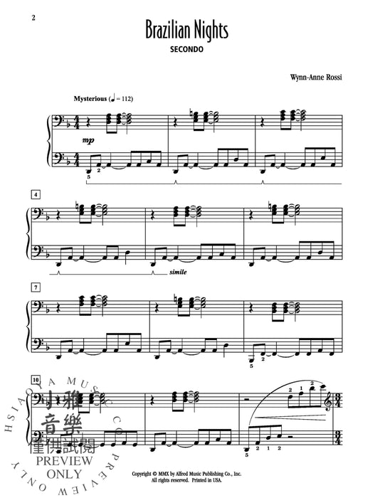 Brazilian Nights | 小雅音樂 Hsiaoya Music