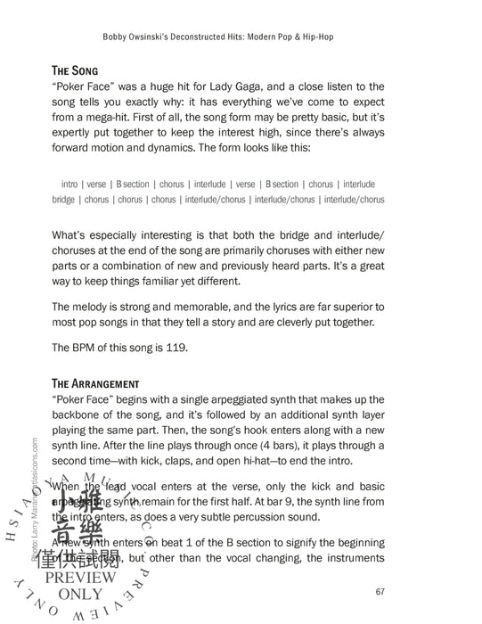 Bobby Owsinski's Deconstructed Hits: Modern Pop & Hip-Hop Uncover the Stories & Techniques Behind 20 Iconic Songs | 小雅音樂 Hsiaoya Music