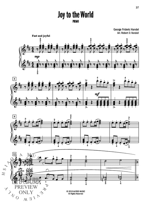 Celebrated Christmas Duets, Book 5 6 Christmas Favorites Arranged for Intermediate to Late Intermediate Pianists 二重奏 | 小雅音樂 Hsiaoya Music