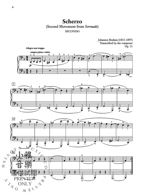 Essential Keyboard Duets, Volume 5 12 Transcriptions for Late Intermediate to Early Advanced Pianists 鍵盤樂器二重奏 | 小雅音樂 Hsiaoya Music