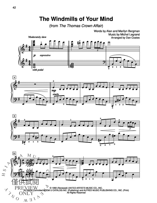 Dan Coates Popular Piano Library: Favorite Movie Solos 鋼琴 獨奏 | 小雅音樂 Hsiaoya Music