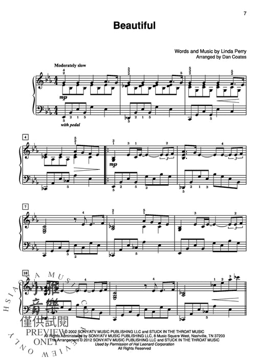 Dan Coates Popular Piano Library: Beautiful Ballads 鋼琴 敘事曲 | 小雅音樂 Hsiaoya Music