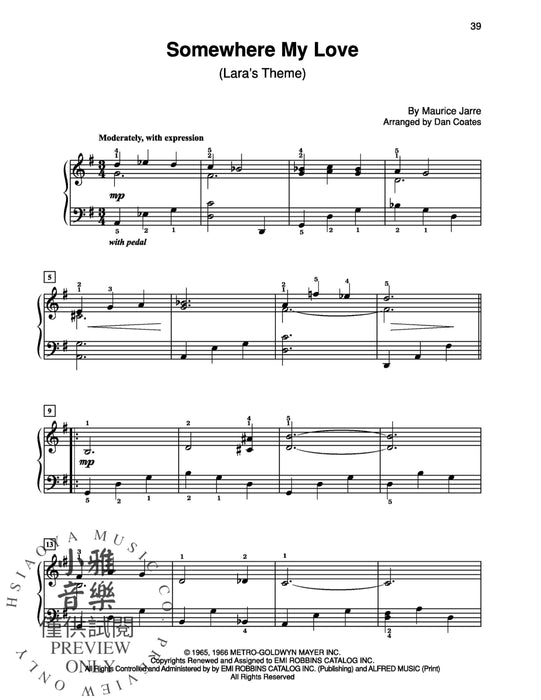 Dan Coates Popular Piano Library: Beautiful Ballads 鋼琴 敘事曲 | 小雅音樂 Hsiaoya Music