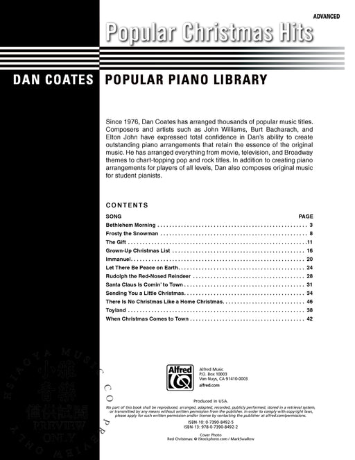 Dan Coates Popular Piano Library: Popular Christmas Hits 鋼琴 | 小雅音樂 Hsiaoya Music