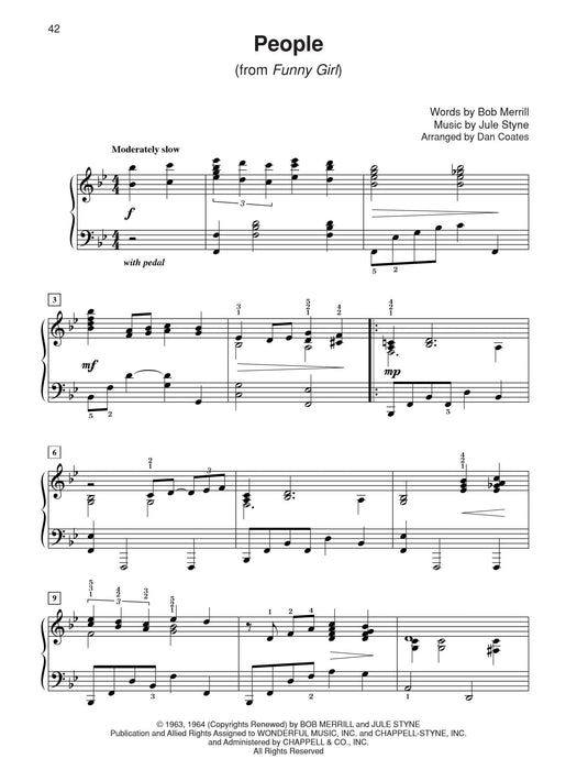 Dan Coates Popular Piano Library: Treasured Broadway Hits 鋼琴 百老匯 | 小雅音樂 Hsiaoya Music