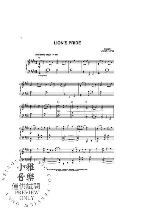 Lion's Pride (from World of Warcraft) | 小雅音樂 Hsiaoya Music