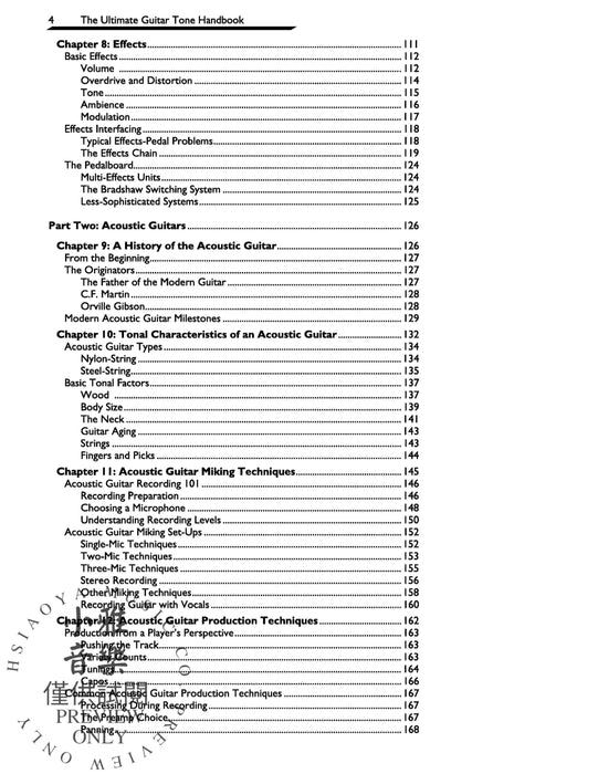 The Ultimate Guitar Tone Handbook A Definitive Guide to Creating and Recording Great Guitar Sounds 吉他 | 小雅音樂 Hsiaoya Music