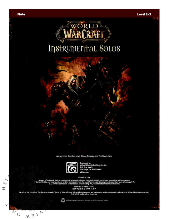 World of Warcraft Instrumental Solos 獨奏 | 小雅音樂 Hsiaoya Music