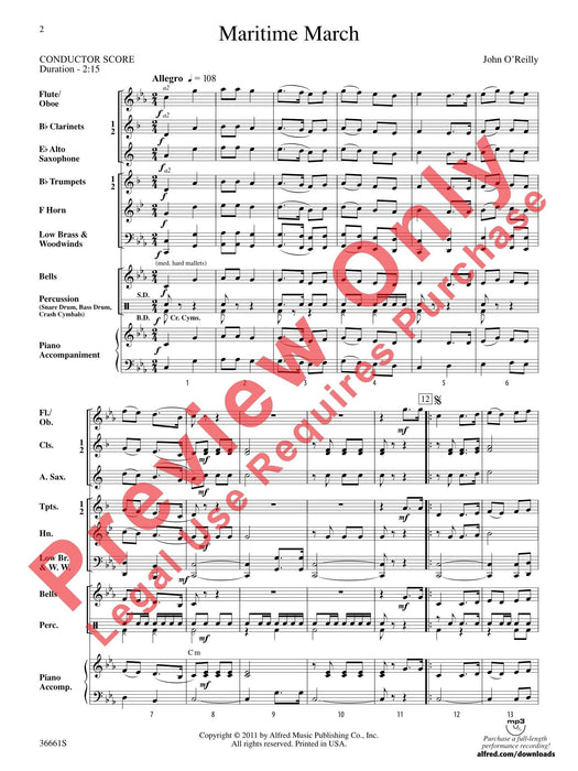 Maritime March 進行曲 總譜 | 小雅音樂 Hsiaoya Music