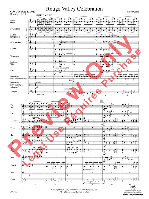 Rouge Valley Celebration 總譜 | 小雅音樂 Hsiaoya Music