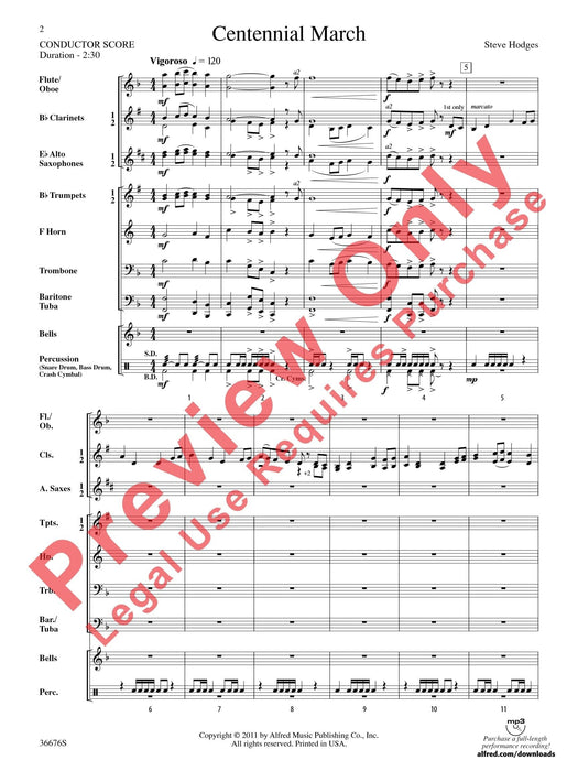 Centennial March 進行曲 總譜 | 小雅音樂 Hsiaoya Music