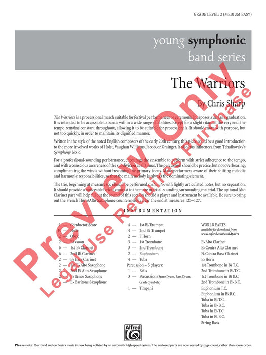 The Warriors 總譜 | 小雅音樂 Hsiaoya Music