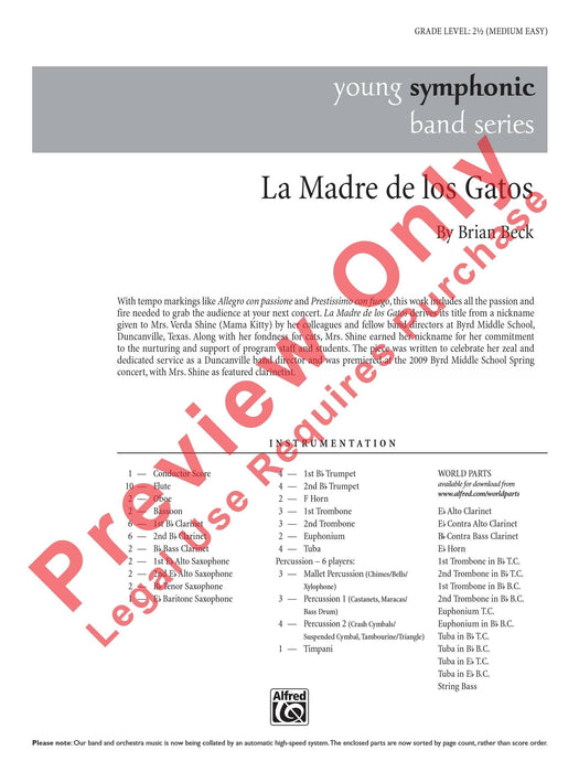 La Madre de los Gatos 總譜 | 小雅音樂 Hsiaoya Music