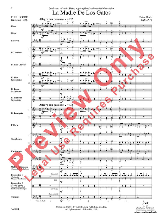 La Madre de los Gatos 總譜 | 小雅音樂 Hsiaoya Music