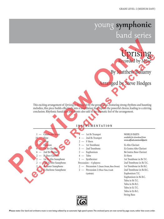 Uprising Recorded by Muse 總譜 | 小雅音樂 Hsiaoya Music