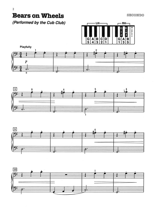 Duets for Bear Lovers Elementary Duets for 1 Piano, 4 Paws 二重奏 鋼琴 | 小雅音樂 Hsiaoya Music