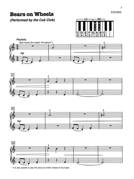 Duets for Bear Lovers Elementary Duets for 1 Piano, 4 Paws 二重奏 鋼琴 | 小雅音樂 Hsiaoya Music