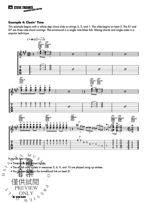 Steve Trovato's Beginning Blues Rhythm Guitar The Easiest Way to Start Playing Authentic Blues 藍調節奏 吉他 藍調 | 小雅音樂 Hsiaoya Music