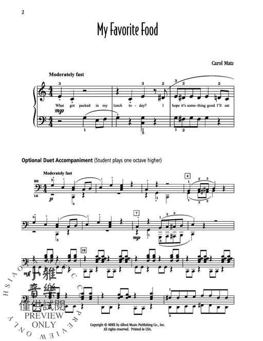 My Favorite Food | 小雅音樂 Hsiaoya Music