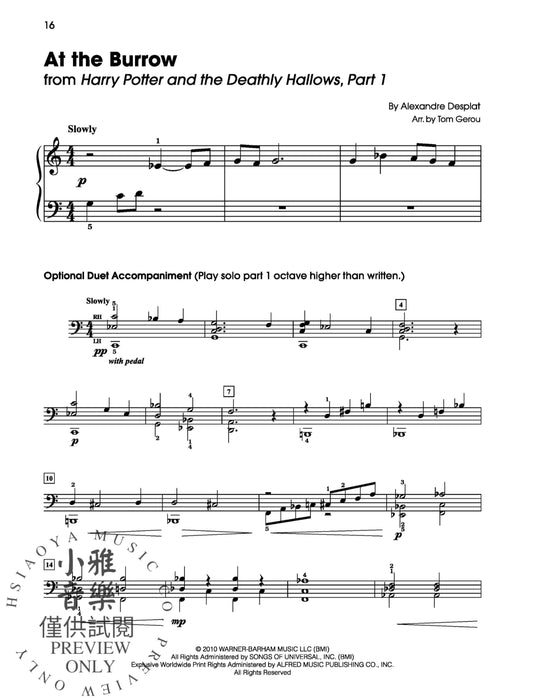 Harry Potter and the Deathly Hallows, Part 1 | 小雅音樂 Hsiaoya Music