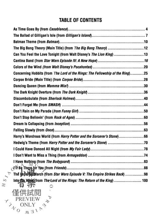 Top 50 Movie & TV Classics | 小雅音樂 Hsiaoya Music