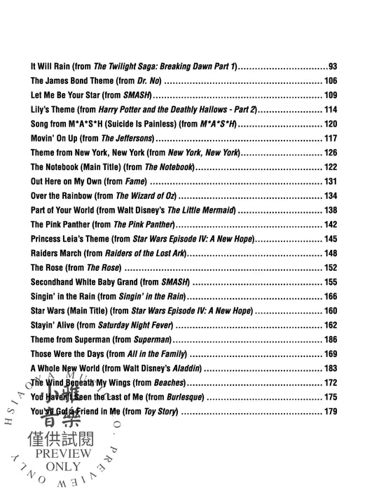 Top 50 Movie & TV Classics | 小雅音樂 Hsiaoya Music