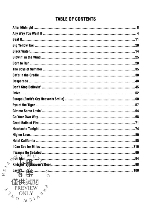 Top 50 Classic Rock Hits | 小雅音樂 Hsiaoya Music