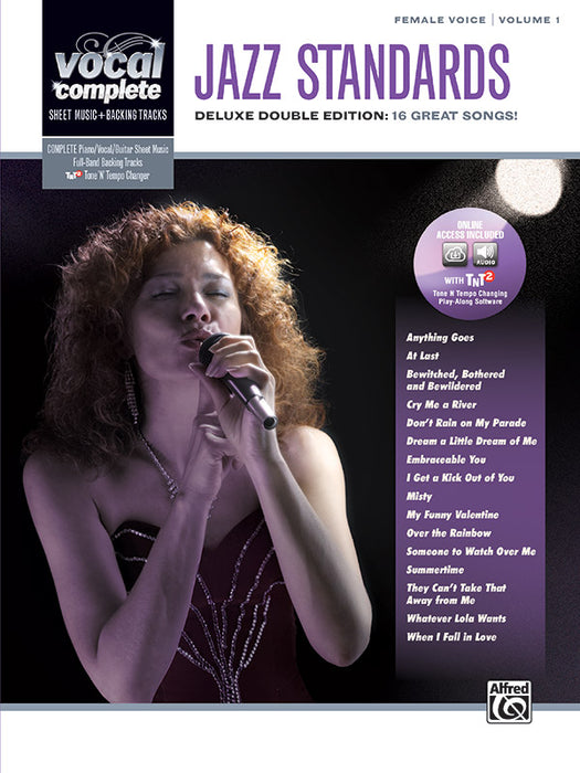 Vocal Complete: Female Voice Jazz Standards Piano/Vocal Sheet Music with Orchestrated Backing Tracks 爵士音樂 鋼琴 | 小雅音樂 Hsiaoya Music