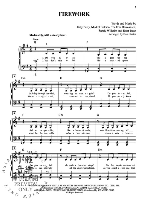 Firework | 小雅音樂 Hsiaoya Music