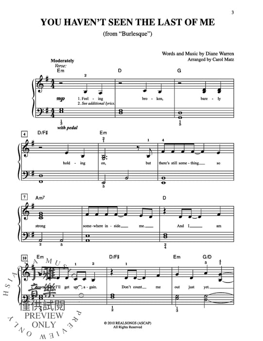 You Haven't Seen the Last of Me (from Burlesque) | 小雅音樂 Hsiaoya Music