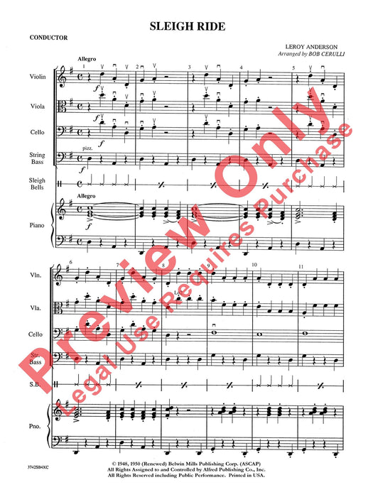 Sleigh Ride 總譜 | 小雅音樂 Hsiaoya Music