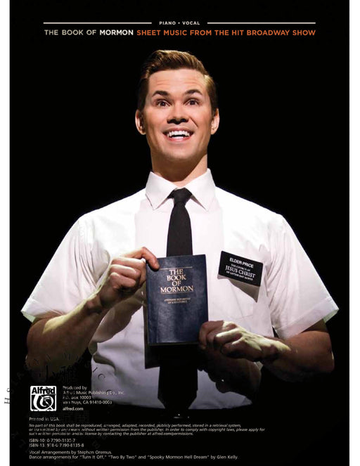 The Book of Mormon: Sheet Music from the Broadway Musical 百老匯 | 小雅音樂 Hsiaoya Music