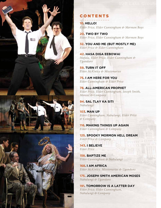 The Book of Mormon: Sheet Music from the Broadway Musical 百老匯 | 小雅音樂 Hsiaoya Music