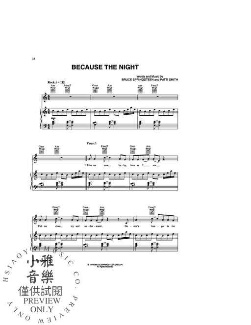 Bruce Springsteen: Sheet Music Anthology | 小雅音樂 Hsiaoya Music