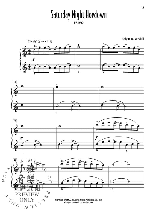 Saturday Night Hoedown | 小雅音樂 Hsiaoya Music