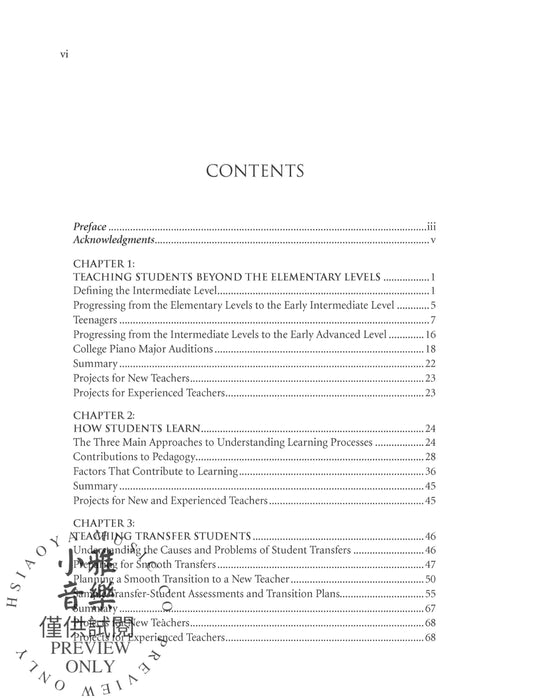 Professional Piano Teaching, Volume 2 A Comprehensive Piano Pedagogy Textbook 鋼琴 | 小雅音樂 Hsiaoya Music