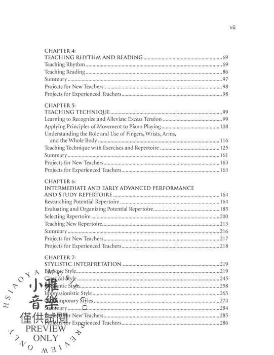 Professional Piano Teaching, Volume 2 A Comprehensive Piano Pedagogy Textbook 鋼琴 | 小雅音樂 Hsiaoya Music