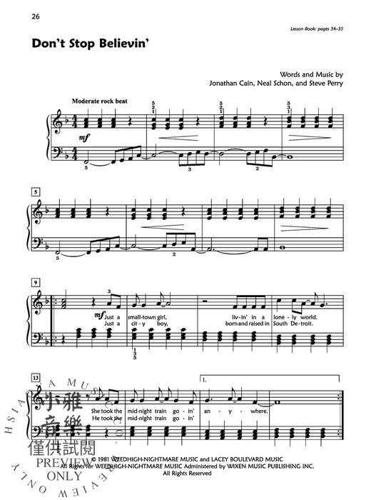 Premier Piano Course, Pop and Movie Hits 5 鋼琴 | 小雅音樂 Hsiaoya Music