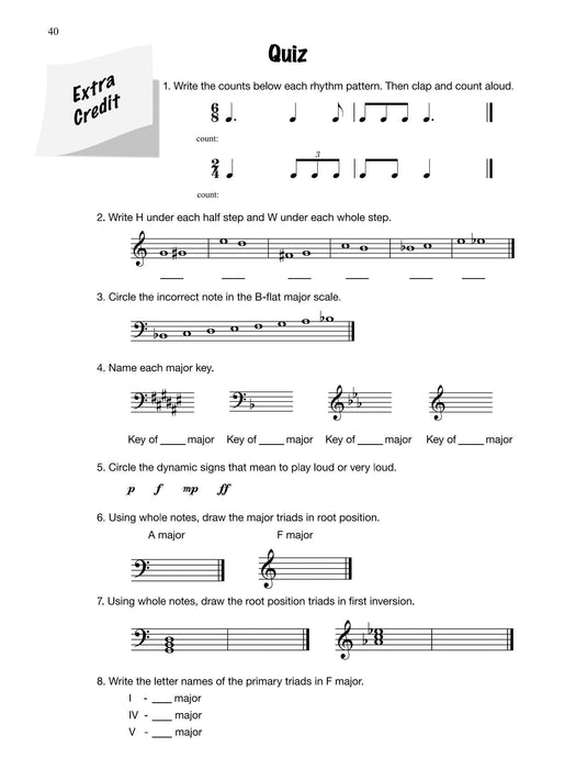 Theory for Busy Teens, Book A 8 Units with Short Written Exercises to Maximize Limited Study Time 練習曲 | 小雅音樂 Hsiaoya Music